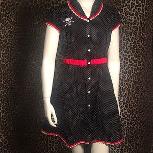 Sourpuss Polka Dot Diner Dress